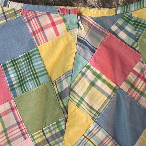 Brooks Brothers Multicolor Patchwork A-Line Skirt - Picture 3 of 4